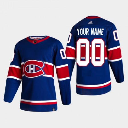 Camisola Montreal Canadiens Personalizado 2020-21 Reverse Retro Authentic - Homem